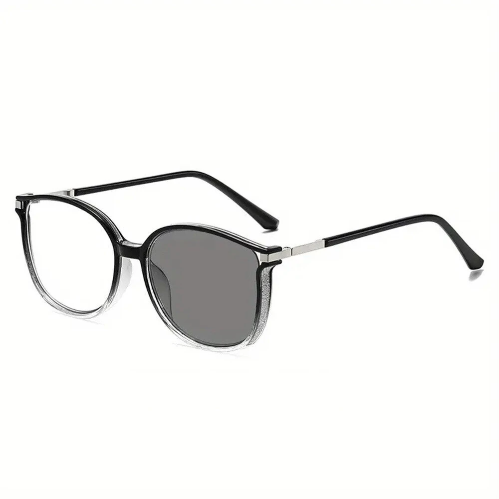 Anti-blue Light Photochromic Reading Glasses Fashion Diamonds Frames Outdoor UV protection Presbyopia Eyeglasses (image for) Anti-blue Light Photochromic Reading Glasses Fashion Diamonds Frames Outdoor UV protection Presbyopia Eyeglasses